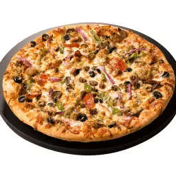 Grilled Burger Pizza
